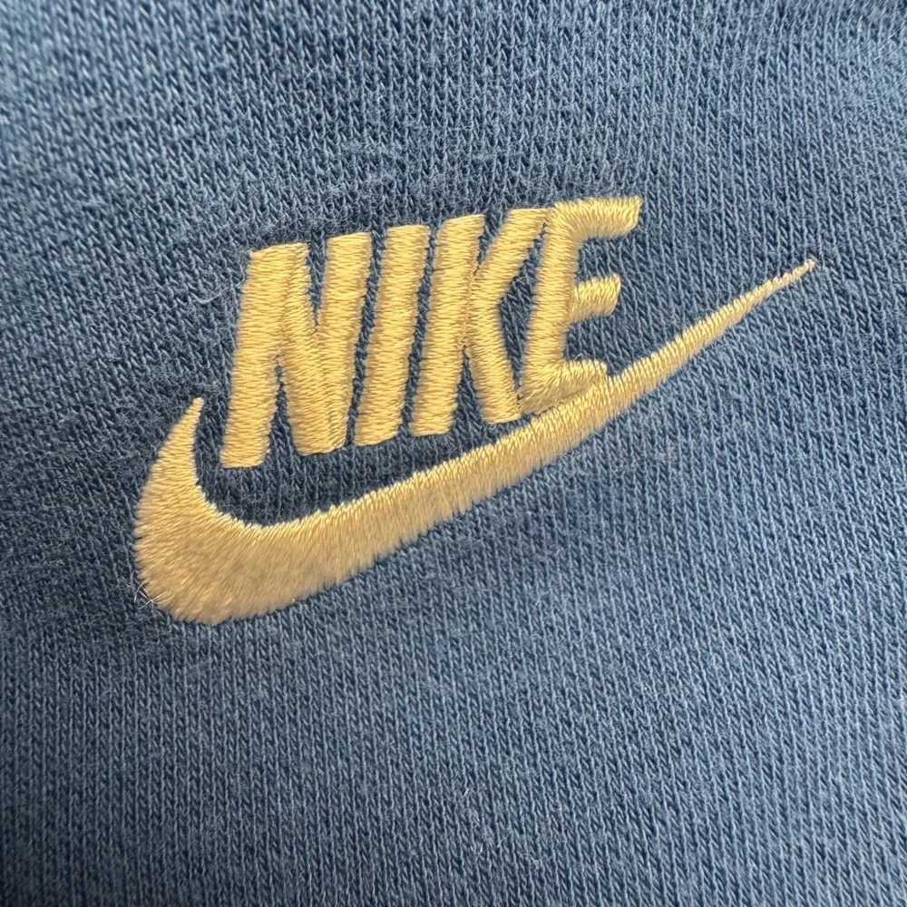 Nike Sportswear Club Fleece Joggers Blue Sweatpants‎ Mens XS Embroidered Logo